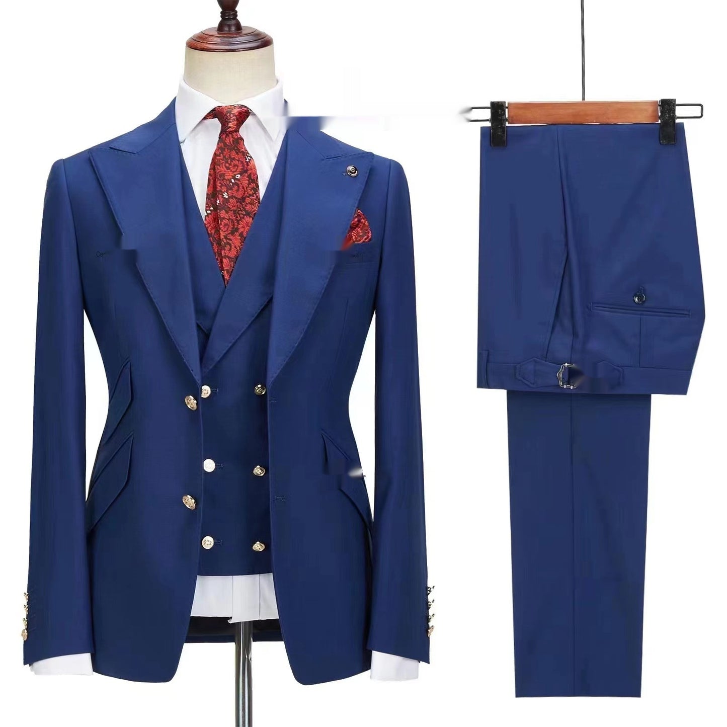 Autumn Cardigan Small Suit Latest Men3 Piece Set