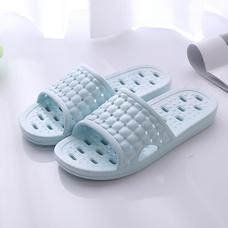 Summer House Shoes Non-slip Hollow Sole Design Floor Bathroom Slipper For Women Men