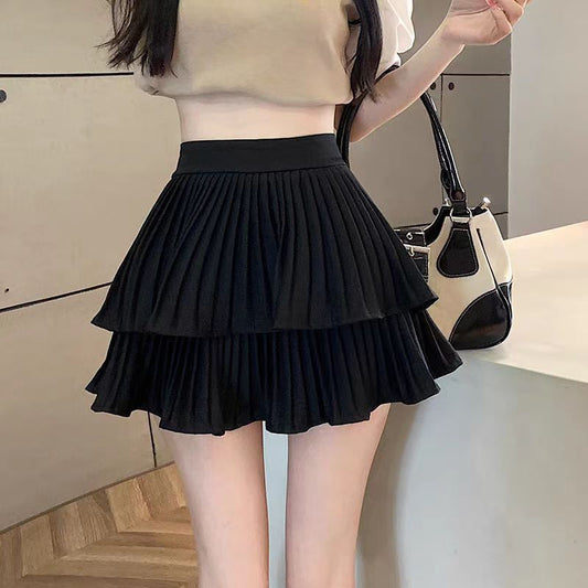 Fashion Ballet Style Pleated Tiered Skirt Women