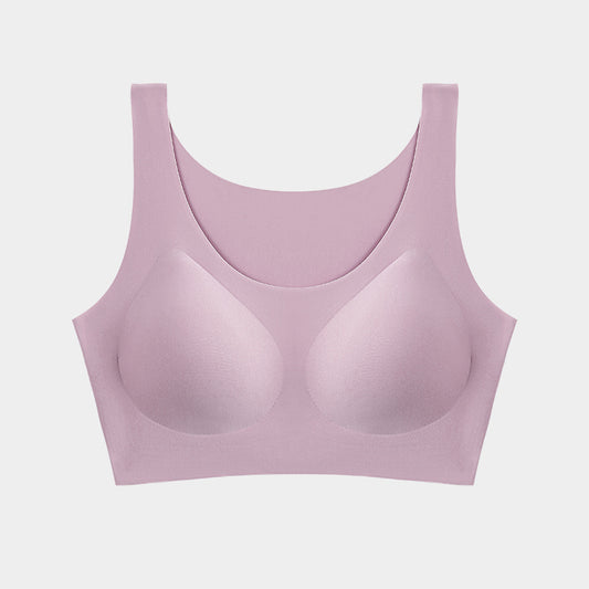 Traceless Underwear For Women Without Rims Beauty Vest Sleep Sports Huddled Bra