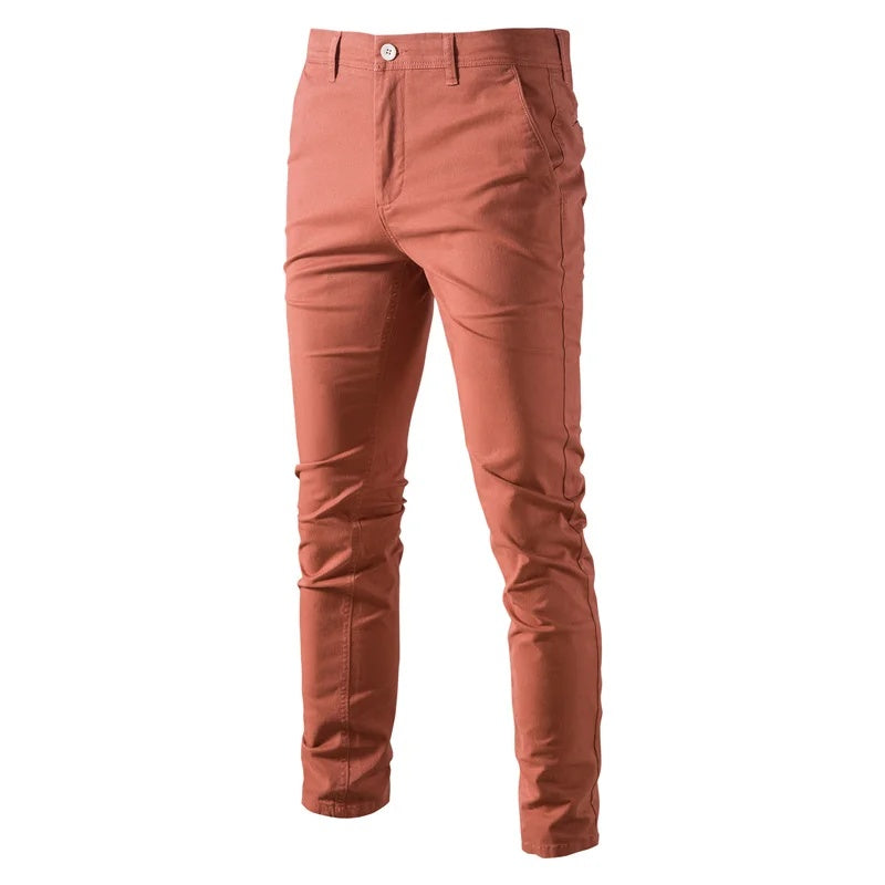 Men's Breathable Business Thickened Cotton Casual Pants