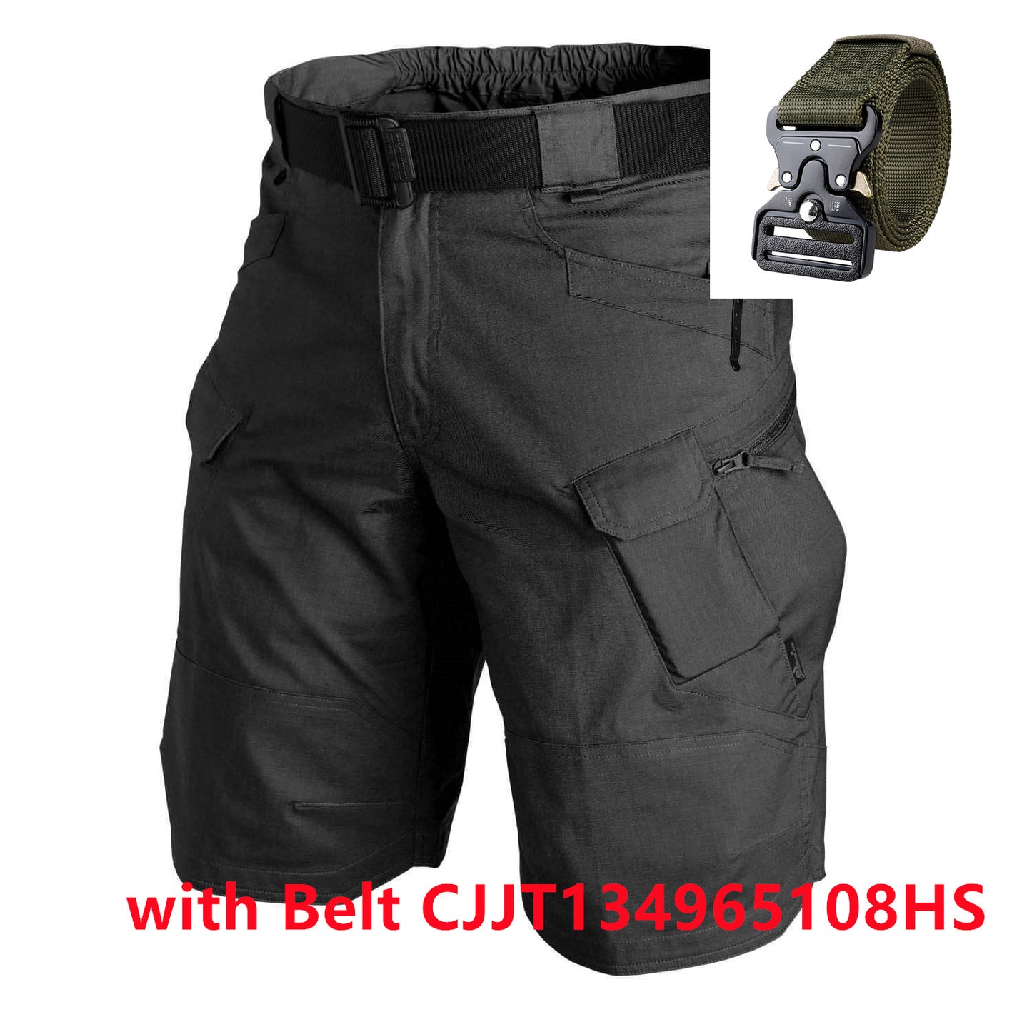 City Tactical Casual Shorts Workwear Plaid Fabric Waterproof Free Shipping