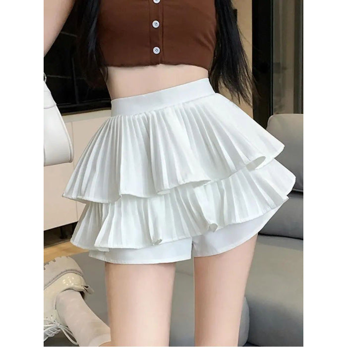 Fashion Ballet Style Pleated Tiered Skirt Women