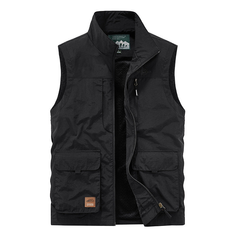 Outdoor Tourism Multi-pocket Work Pants Vest Jacket