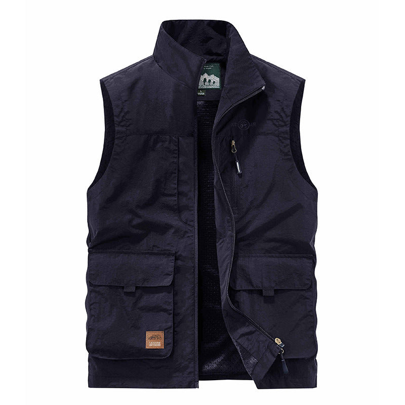 Outdoor Tourism Multi-pocket Work Pants Vest Jacket