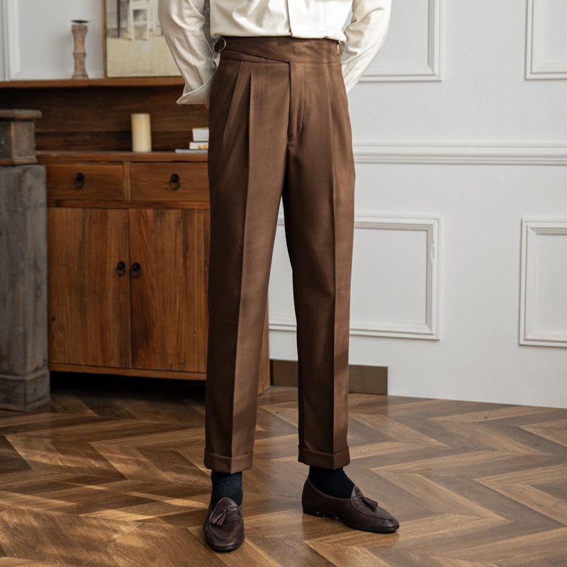 Men's British Retro Versatile Pants