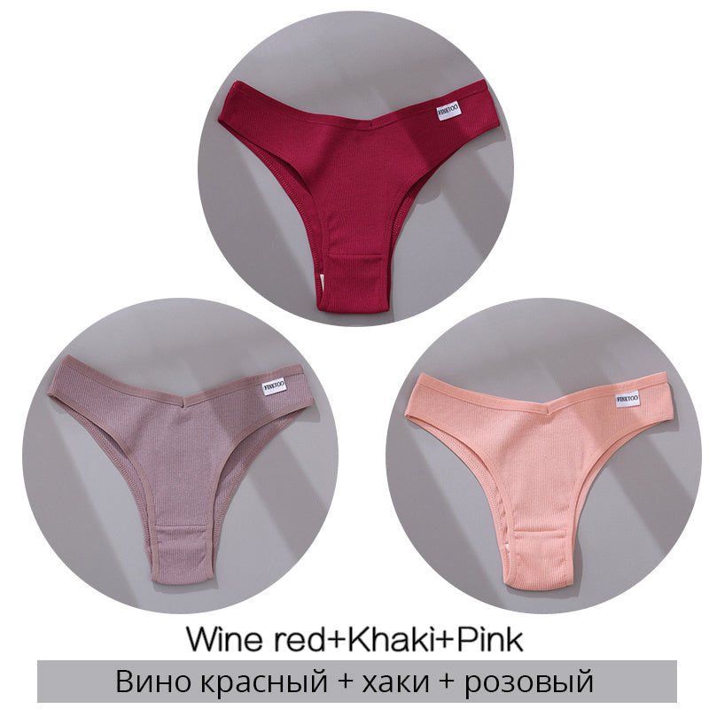 Women Cotton Underwear Women Thong Sexy Underwear