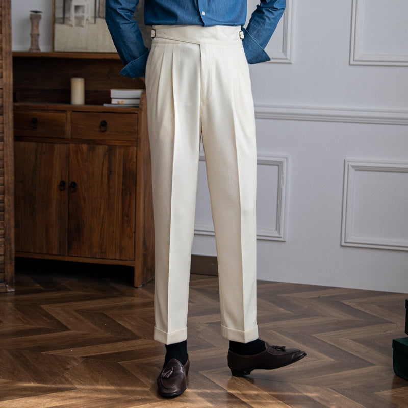 Men's British Retro Versatile Pants