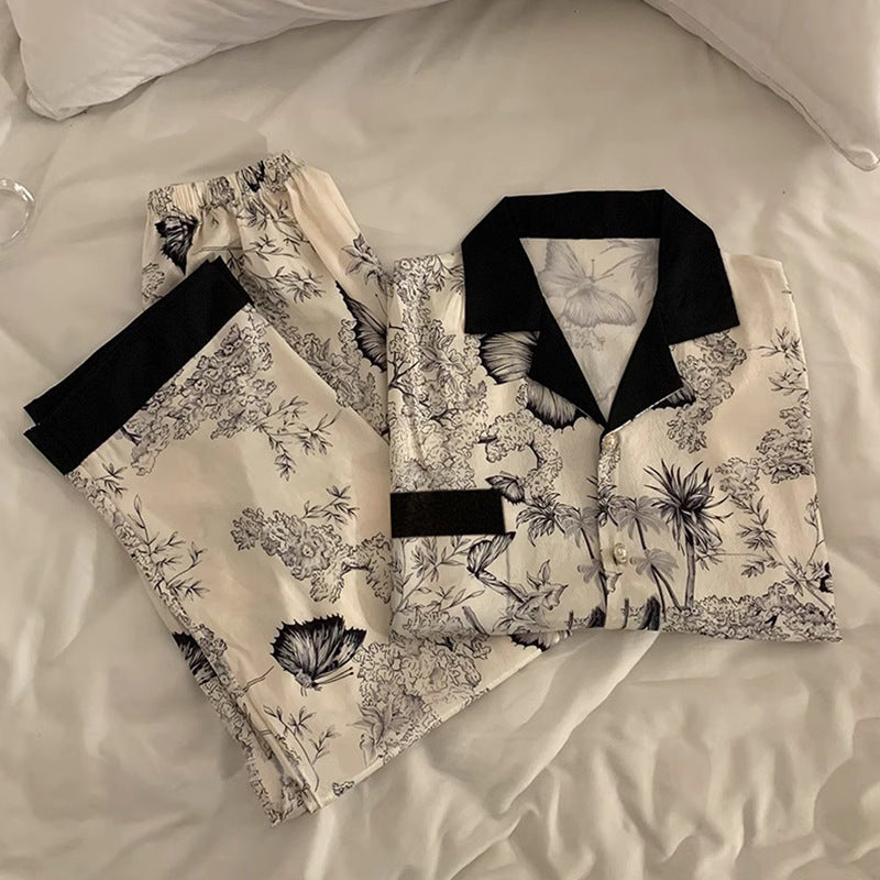 Summer Pajamas Women's Homewear Two-piece Suit