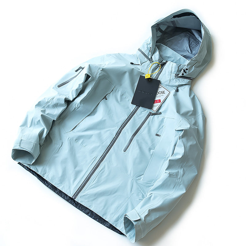 Multi-bag Hidden Cap Hard Shell Shell Jacket