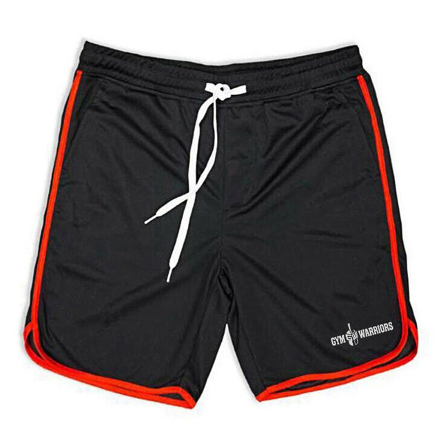 Summer Brand Mesh Quick Dry Fitness Shorts Men Gym Knee