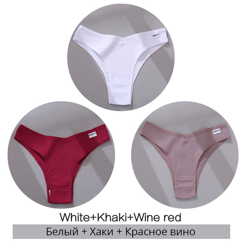 Women Cotton Underwear Women Thong Sexy Underwear