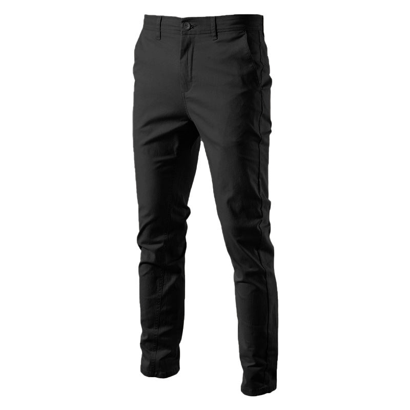 Men's Breathable Business Thickened Cotton Casual Pants