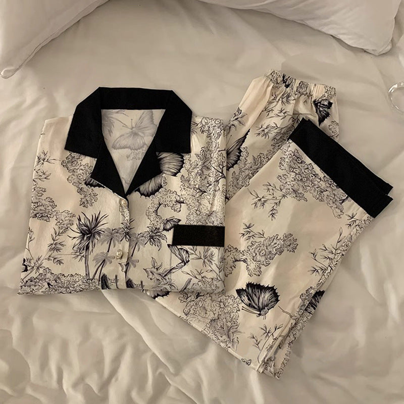 Summer Pajamas Women's Homewear Two-piece Suit