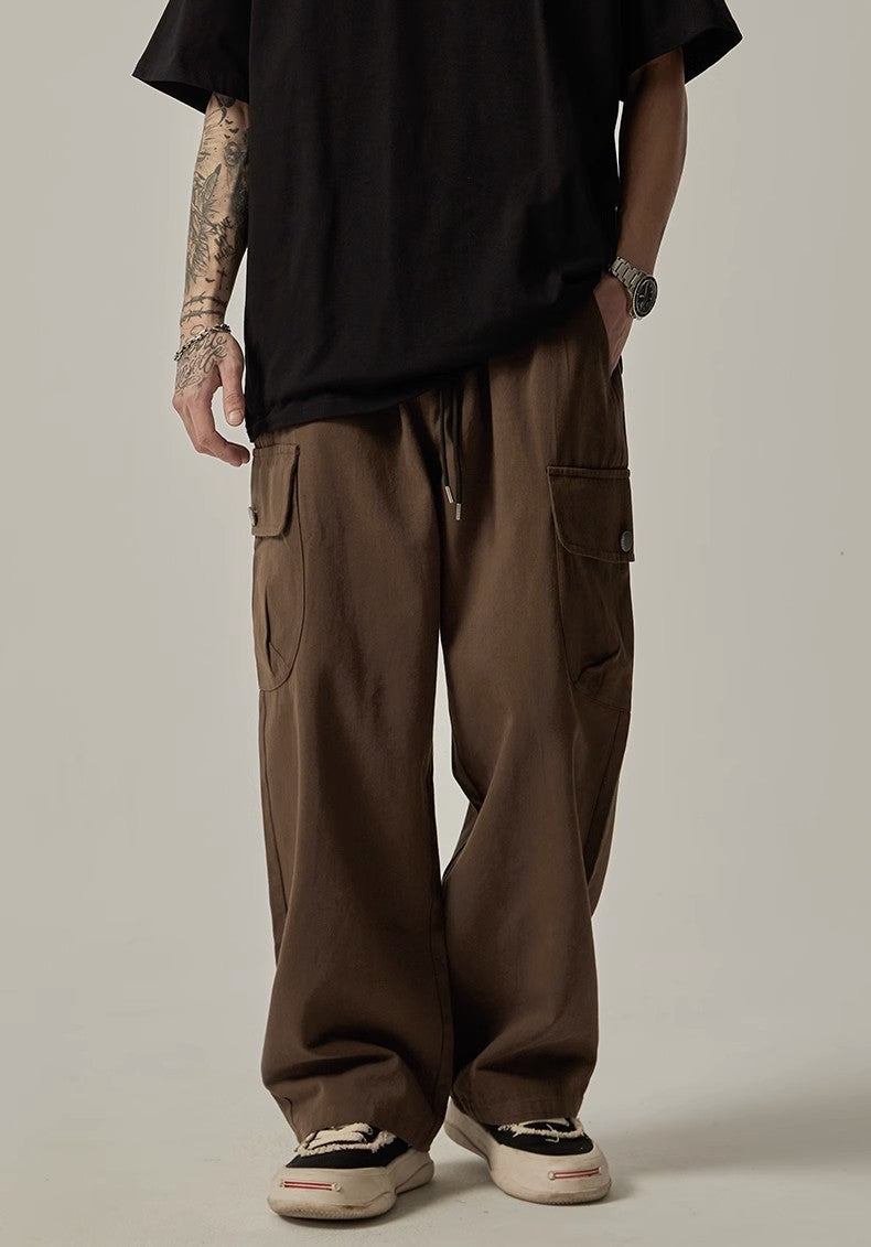 Retro Men's American Style Loose Casual Pants