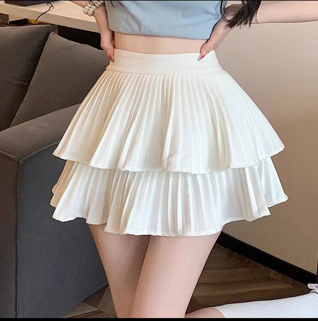 Fashion Ballet Style Pleated Tiered Skirt Women