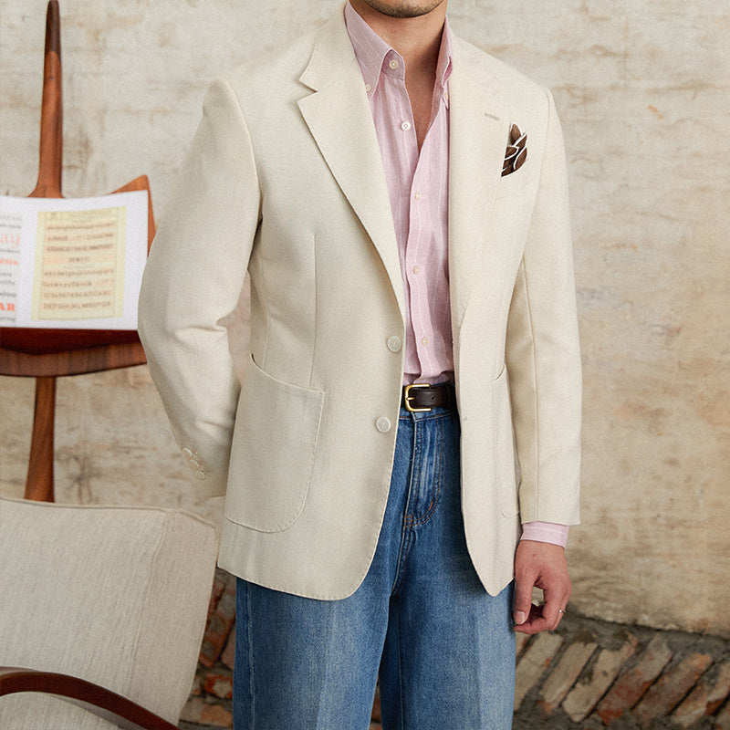 Summer Gentry Half Lining Thin Casual Suit Jacket