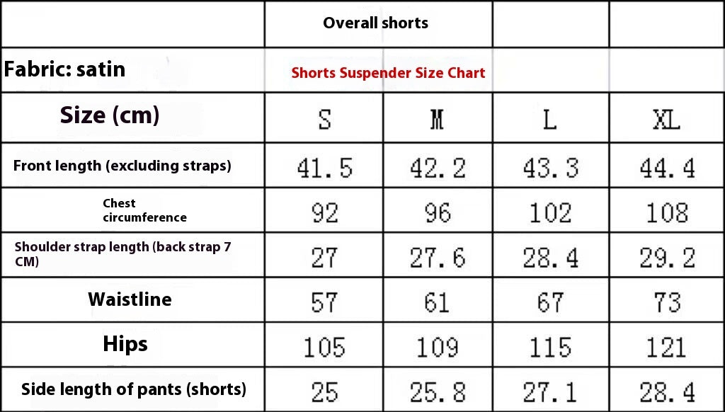 Summer Women's Pajamas Suspenders Vest Shorts Set