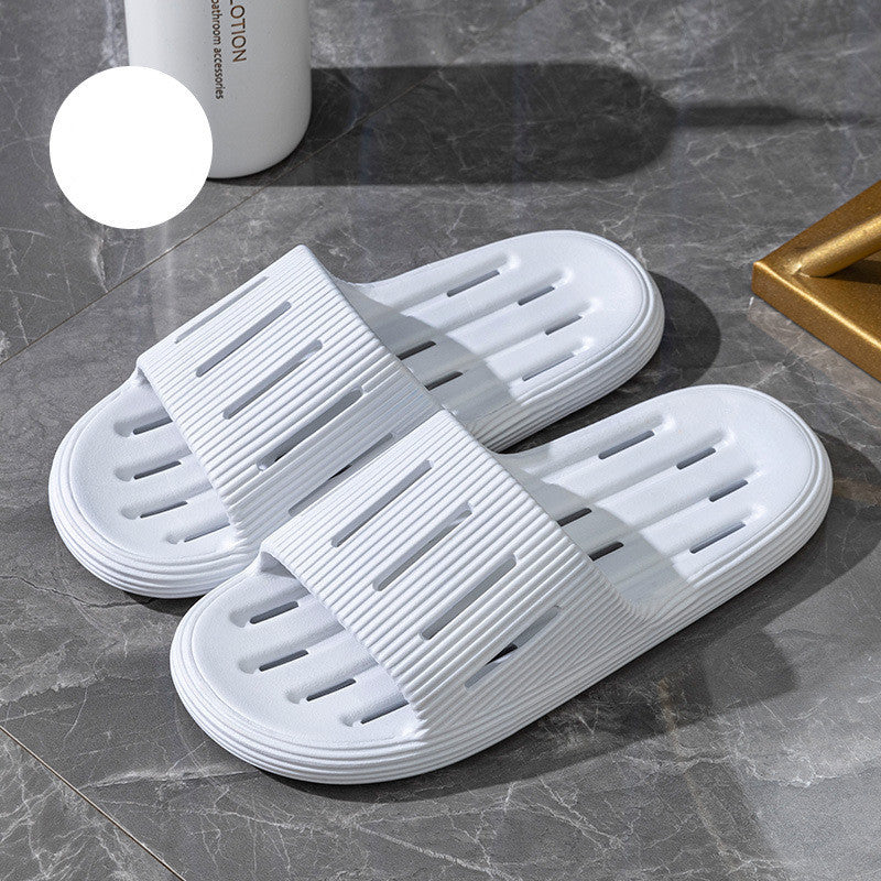 Summer Home Slippers With Hollow Sole Design Non-slip Floor Bathroom Slipper For Women Men's House Shoes