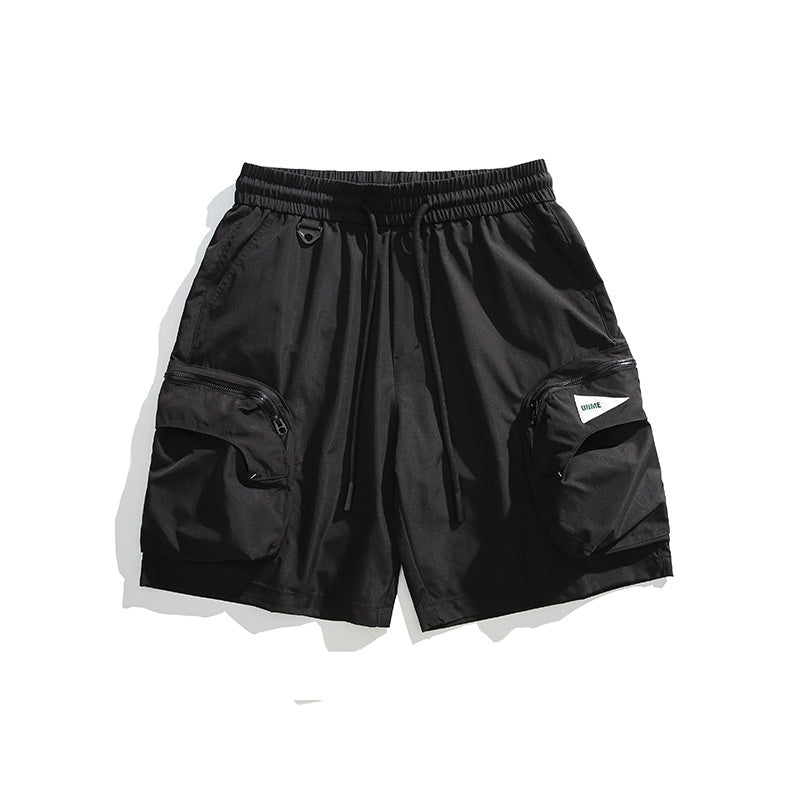 Three-proof Charging Shorts Travel Casual Multi-pocket Sports Mechanical Style Shorts