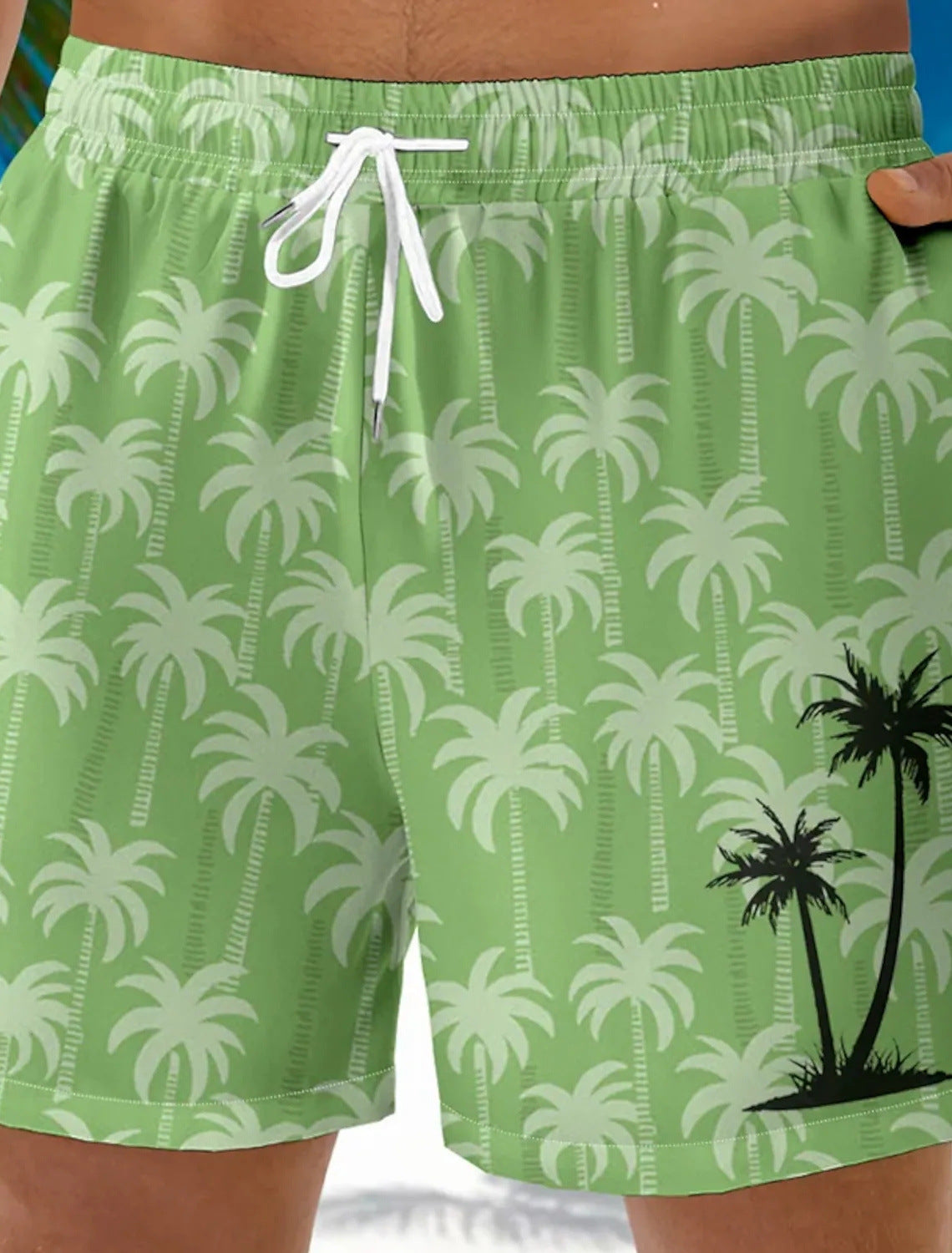 Men Swimming Beach 3D Printed Casual Holiday Bohemian Shorts