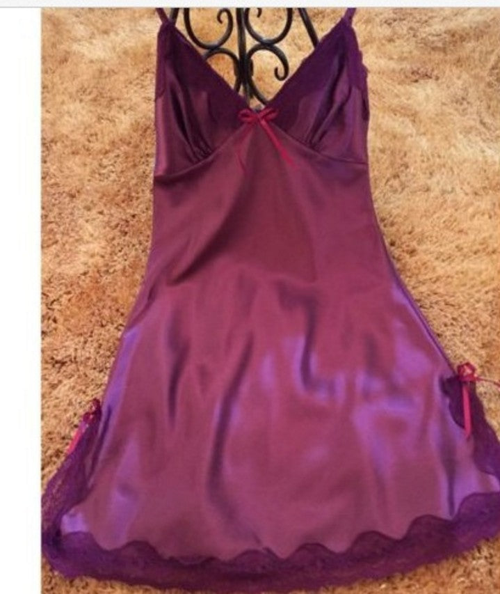 European And American Transparent High-end Sexy Nightdress