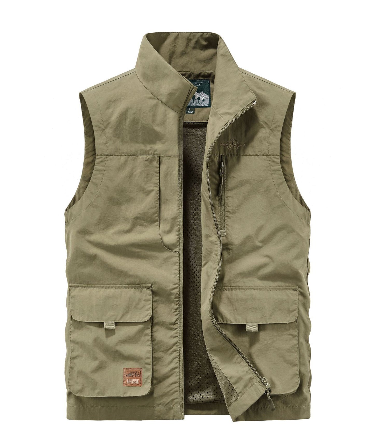 Outdoor Tourism Multi-pocket Work Pants Vest Jacket