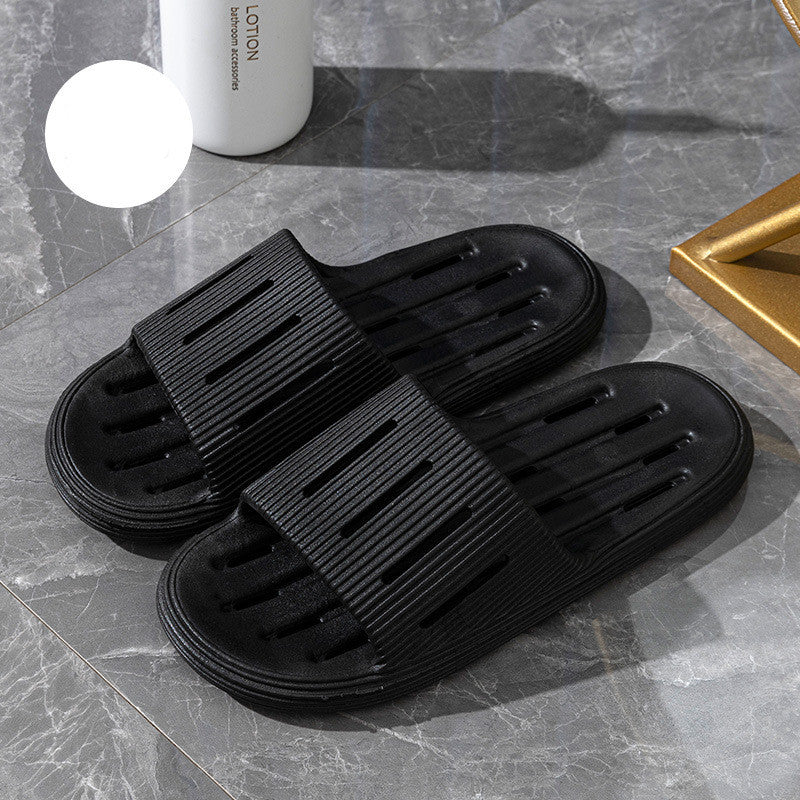 Summer Home Slippers With Hollow Sole Design Non-slip Floor Bathroom Slipper For Women Men's House Shoes